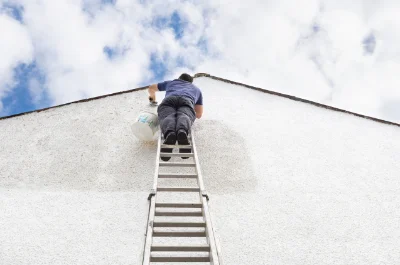 Peinture extérieure à Flacourt — façades et ravalement
